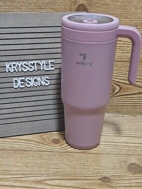 Reduce Vosmetic Pink 40oz Straw Tumbler